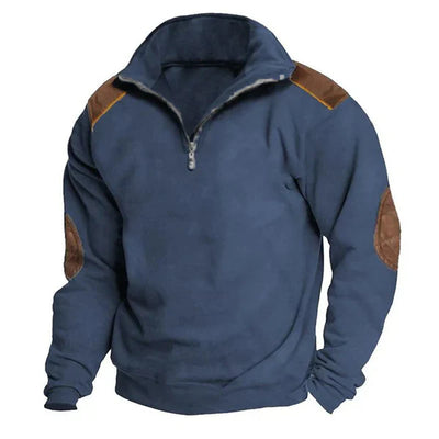 Sweater cierre medio Tino