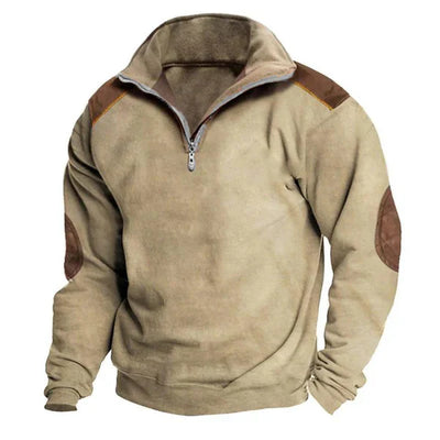 Sweater cierre medio Tino