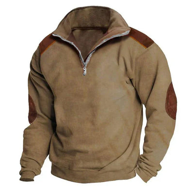 Sweater cierre medio Tino