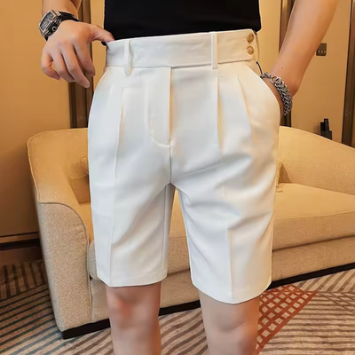 Montelli™ | Short Formal de Doble Botón – Estilo Napolitano