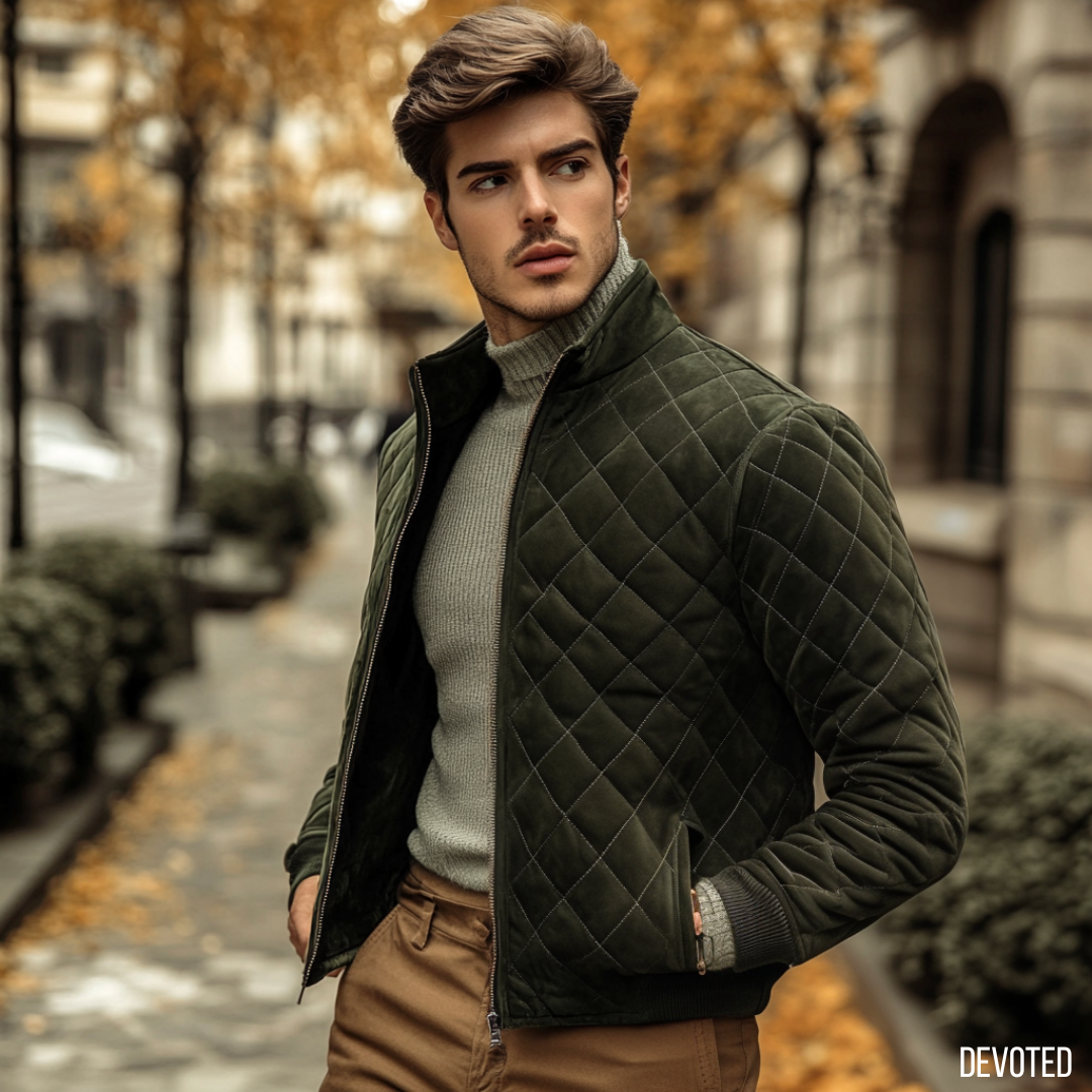 Chaqueta elegante a cuadros Roma