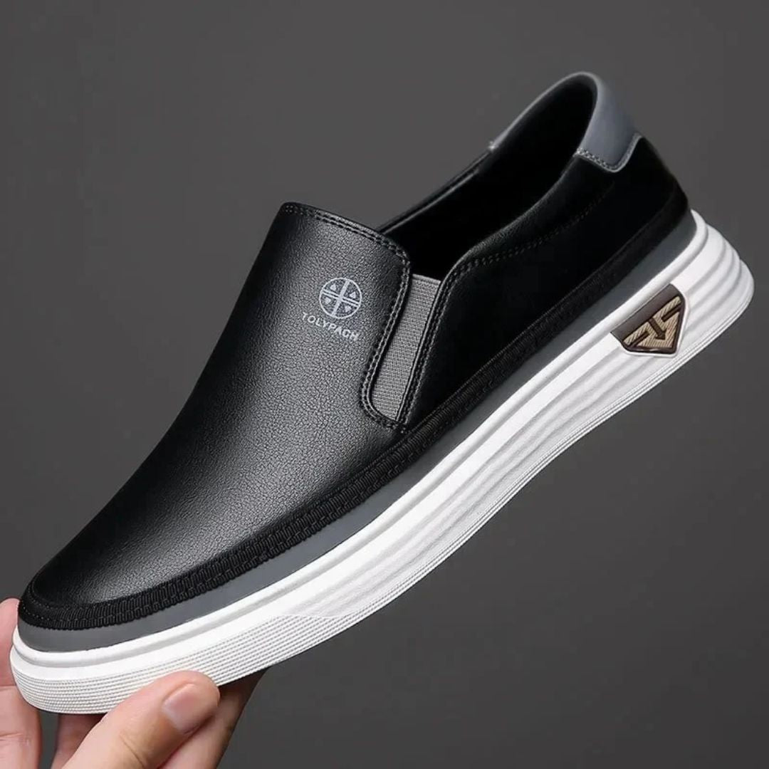Whitman™ | Mocasín Slip-On estilo Cuero Tolypach