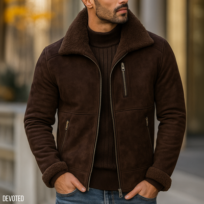 Chaqueta Gamuza y plush Sabatini