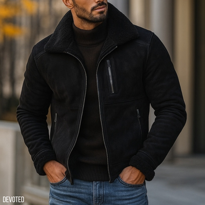 Chaqueta Gamuza y plush Sabatini