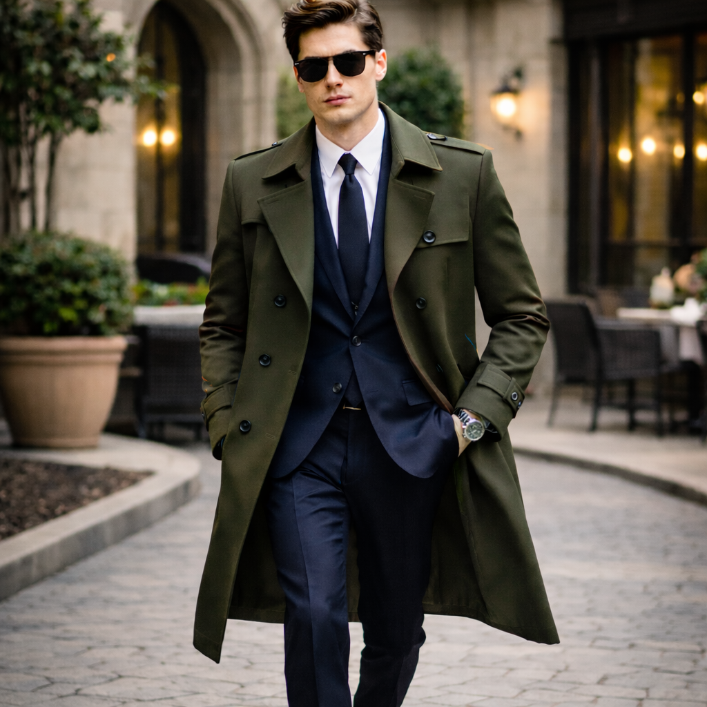 Orsini™ | Gabardina Ejecutiva Cruzada