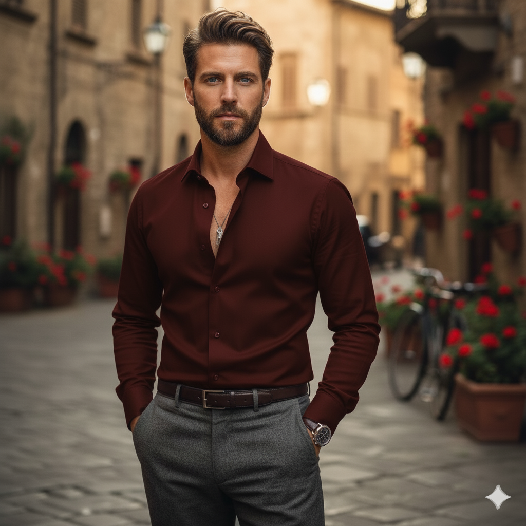JEFF FERRONI™ | CAMISA LIGERA ELEGANTE PREMIER