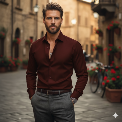 JEFF FERRONI™ | CAMISA LIGERA ELEGANTE PREMIER
