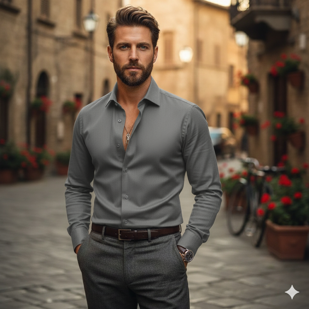 JEFF FERRONI™ | CAMISA LIGERA ELEGANTE PREMIER