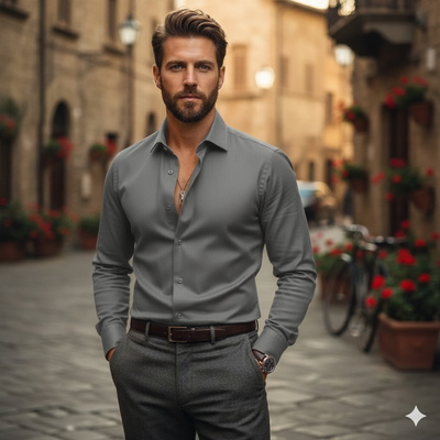 JEFF FERRONI™ | CAMISA LIGERA ELEGANTE PREMIER