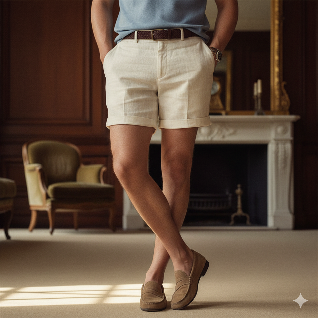 MARCO™ | SHORT DE ESTILO LINO ELEGANTE