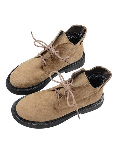Bota retro con cordones Stellina