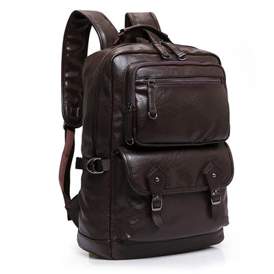 Mochila de piel sintetica para hombre