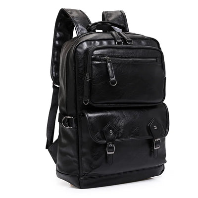 Mochila de piel sintetica para hombre