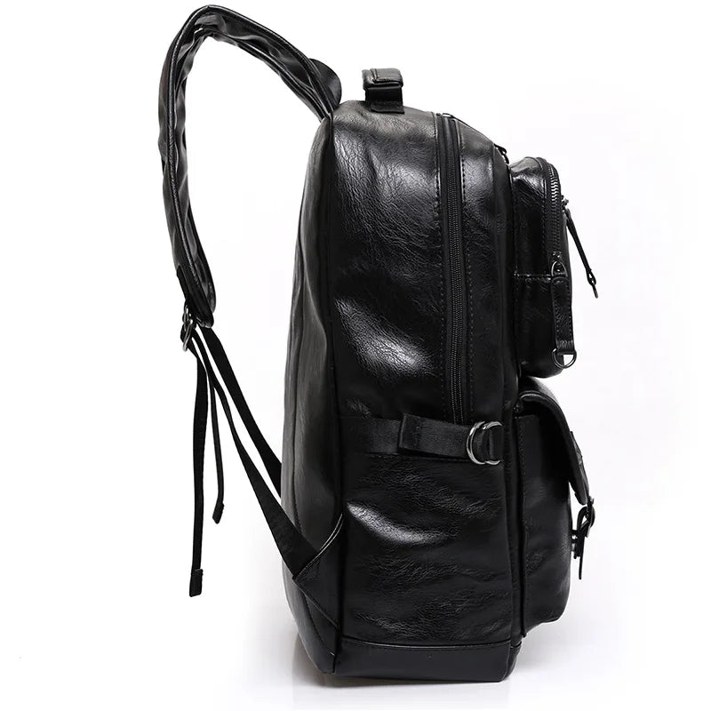 Mochila de piel sintetica para hombre