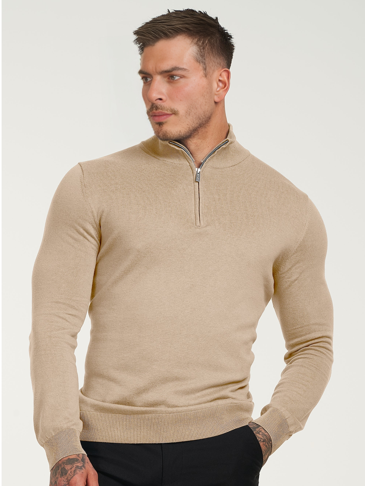 Iskra - Sweater Con Medio Cierre