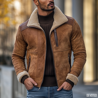 Chaqueta Gamuza y plush Sabatini