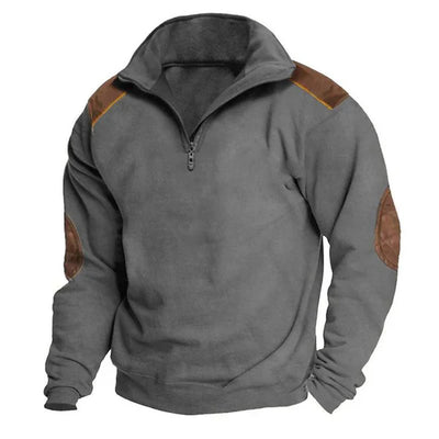 Sweater cierre medio Tino