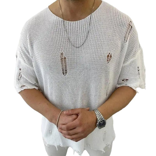 Sweater rasgado Gabriele