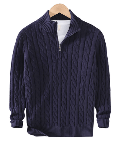 Sweater de punto con medio cierre Valentino