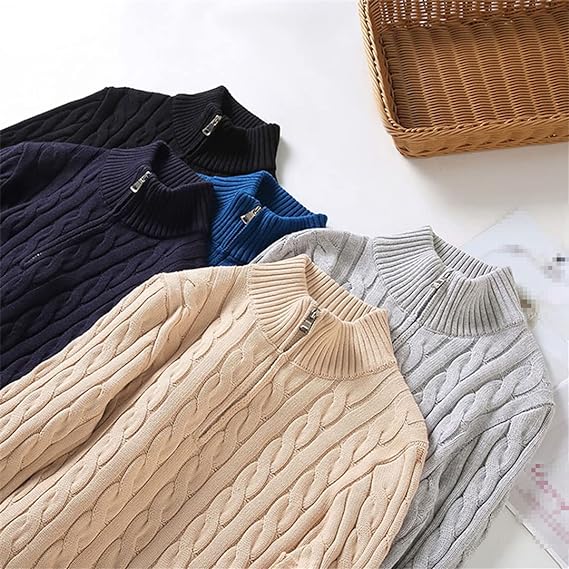 Sweater de punto con medio cierre Valentino