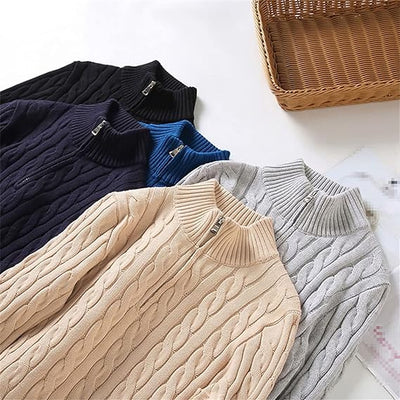 Sweater de punto con medio cierre Valentino