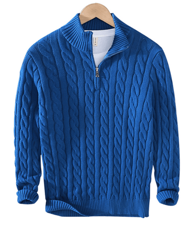 Sweater de punto con medio cierre Valentino