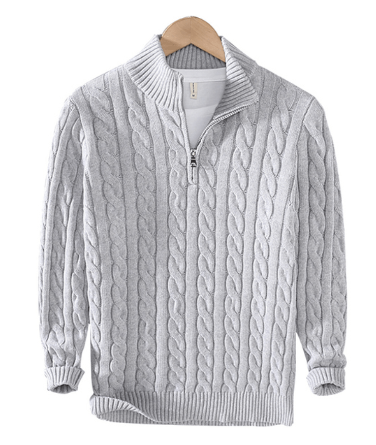 Sweater de punto con medio cierre Valentino