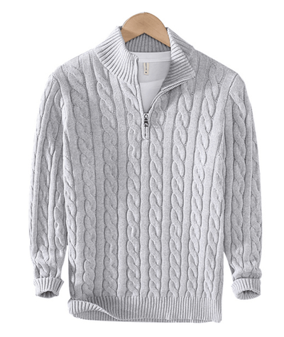 Sweater de punto con medio cierre Valentino
