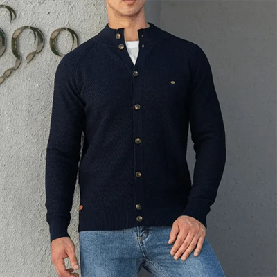 Sweater fino de botones Serra