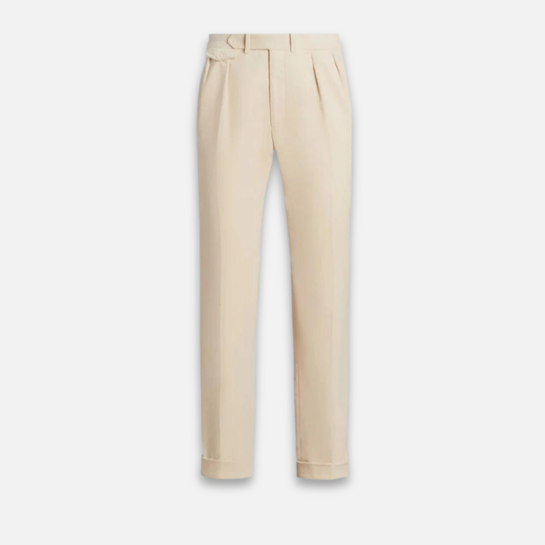 Pantalon clasico de cotele Grasso