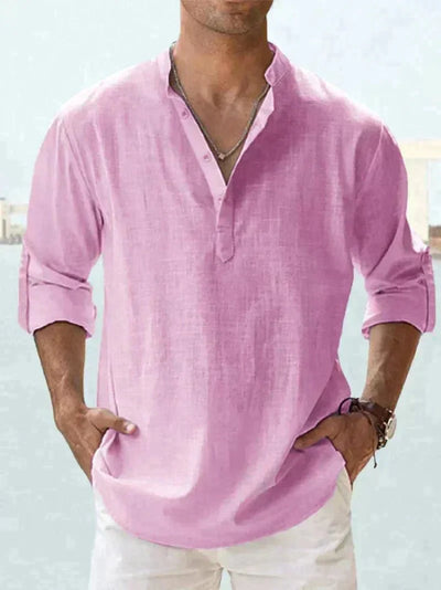 D"Amico | Camisa casual estilo  Lino