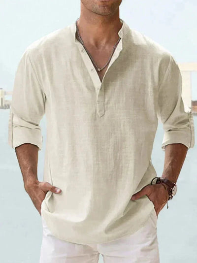 D"Amico | Camisa casual estilo  Lino