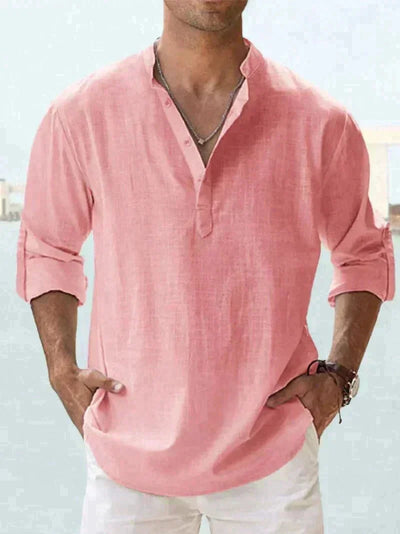D"Amico | Camisa casual estilo  Lino