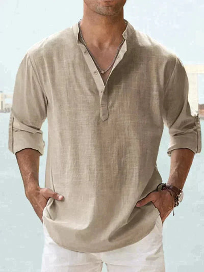 D"Amico | Camisa casual estilo  Lino