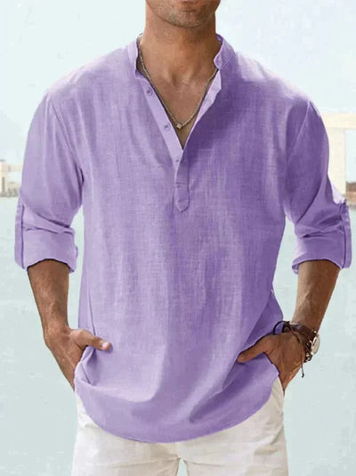 D"Amico | Camisa casual estilo  Lino