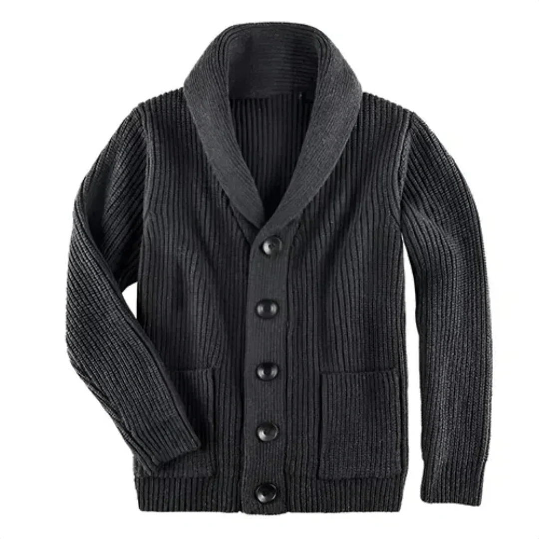 Sweater clasico de punto y boton Sala