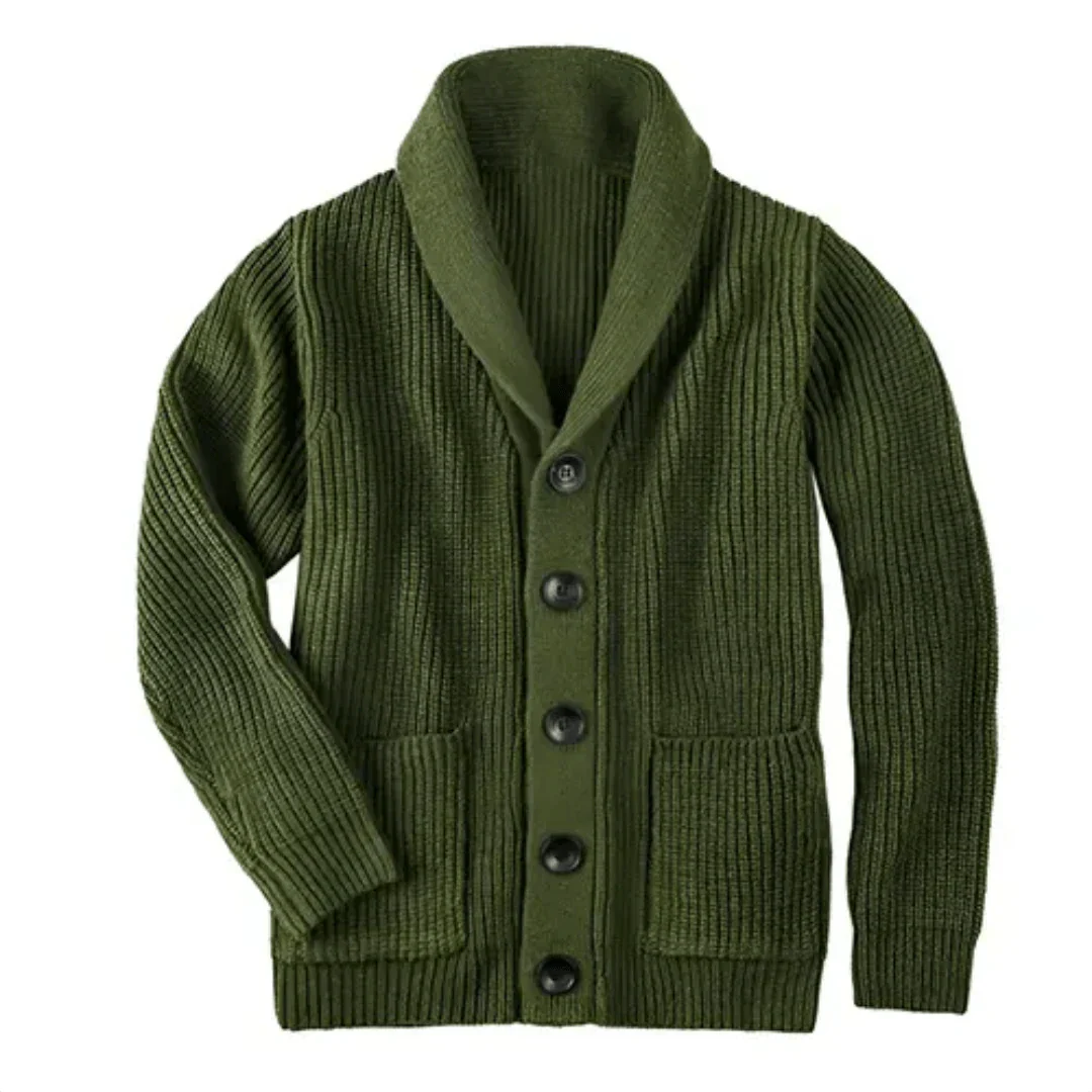 Sweater clasico de punto y boton Sala