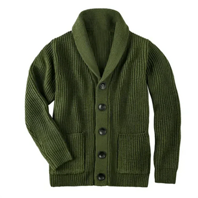 Sweater clasico de punto y boton Sala