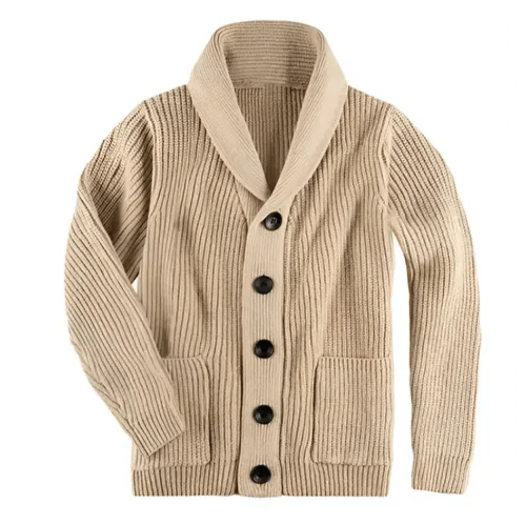Sweater clasico de punto y boton Sala