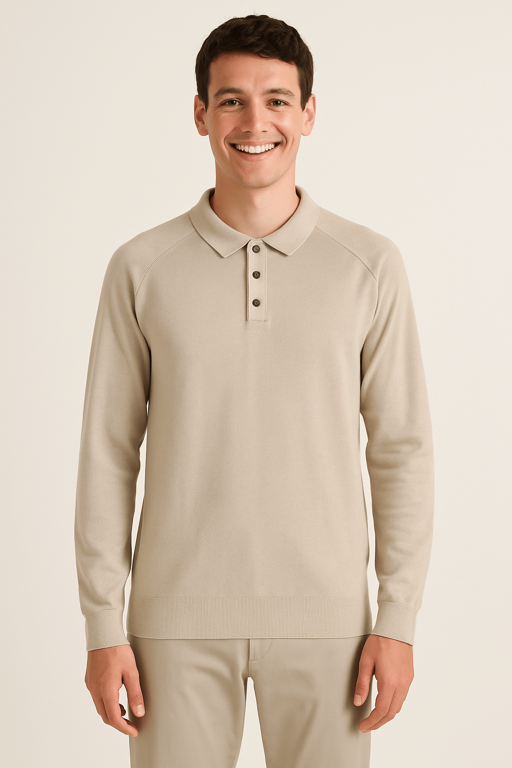 Polera polo manga larga Conte