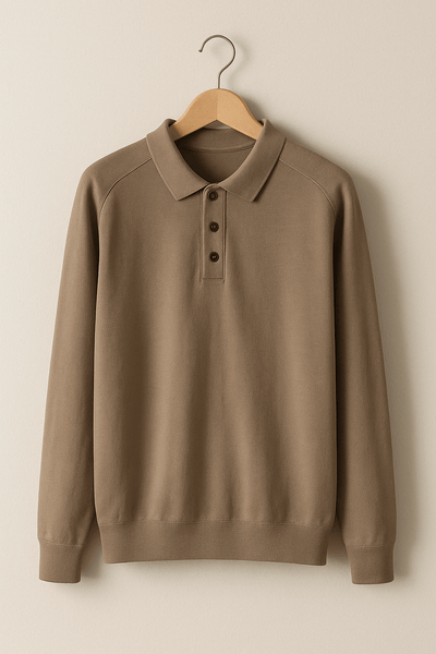Polera polo manga larga Conte