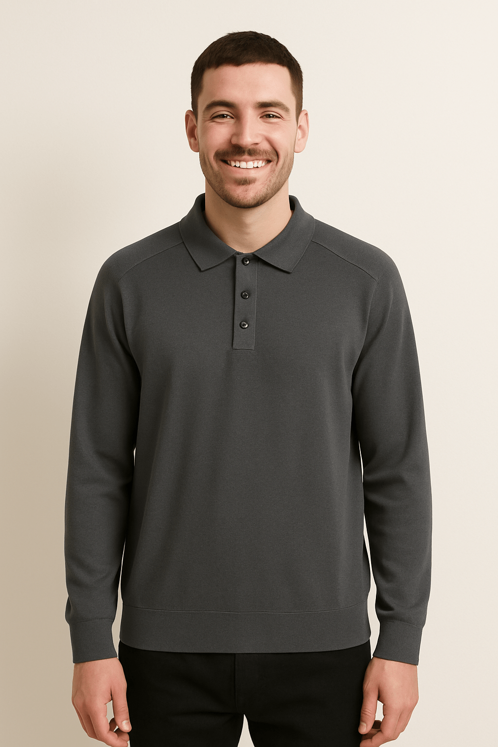 Polera polo manga larga Conte