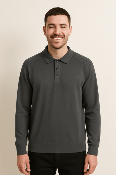 Polera polo manga larga Conte