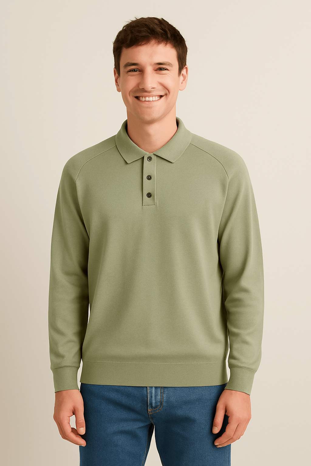 Polera polo manga larga Conte