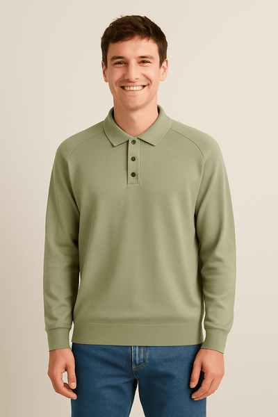 Polera polo manga larga Conte