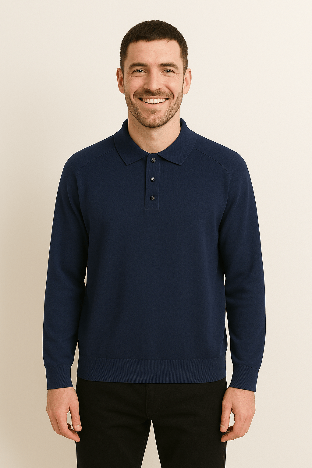 Polera polo manga larga Conte