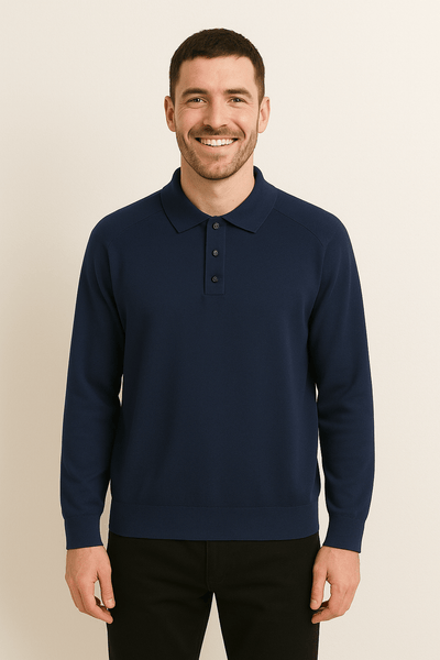 Polera polo manga larga Conte