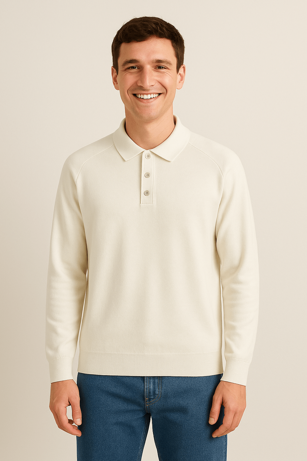 Polera polo manga larga Conte