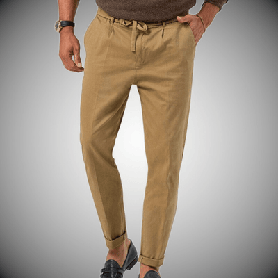Pantalon Old de lino Ferragamo