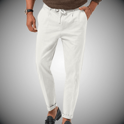 Pantalon Old de lino Ferragamo